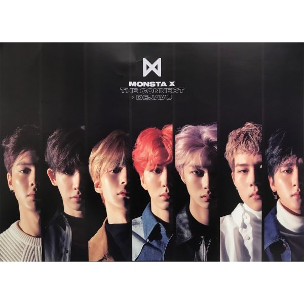 몬스타엑스 | MONSTA X | 6TH MINI ALBUM [ THE CONNECT: DEJAVU ] | POSTER ONLY Online Sale