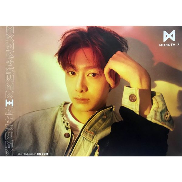 몬스타엑스 | MONSTA X | 5TH MINI ALBUM [ THE CODE ] | POSTER ONLY Discount