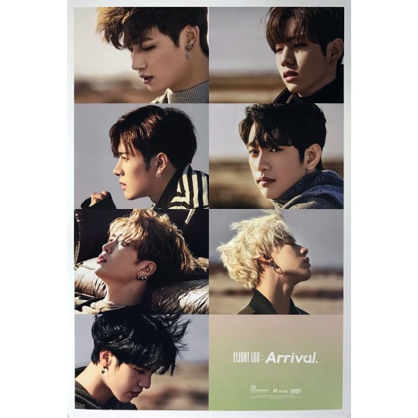 갓세븐 | GOT7 | 6TH MINI ALBUM [ FLIGHT LOG: ARRIVAL ] | POSTER ONLY For Discount