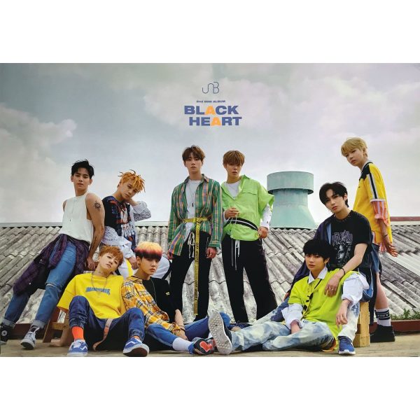 유앤비 | UNB | 2ND MINI ALBUM [ BLACK HEART ] | POSTER ONLY Online now - Image 2