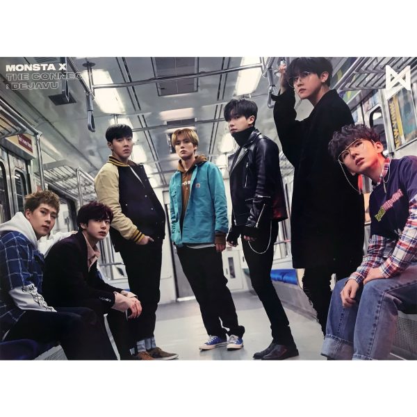몬스타엑스 | MONSTA X | 6TH MINI ALBUM [ THE CONNECT: DEJAVU ] | POSTER ONLY Online Sale - Image 2