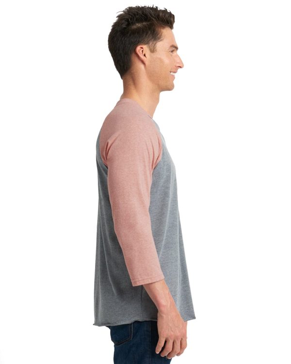Next Level Unisex Triblend 3 4-Sleeve Raglan Tee Cheap - Image 4