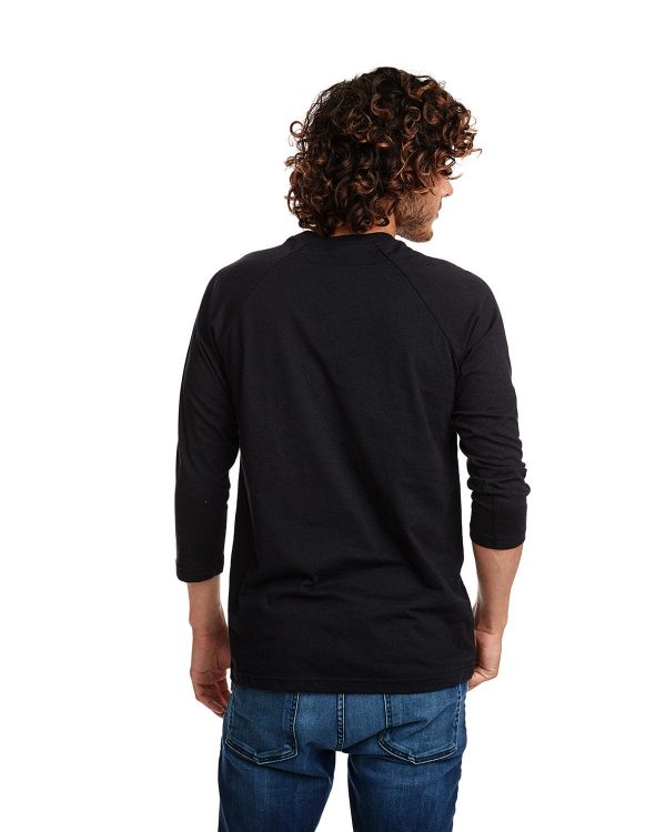 Next Level Unisex CVC 3 4 Sleeve Raglan Baseball T-Shirt Discount - Image 3