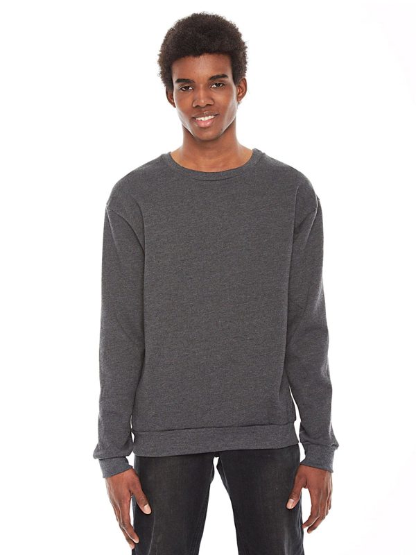 American Apparel Unisex Flex Fleece Drop Shoulder Pullover Crewneck For Cheap
