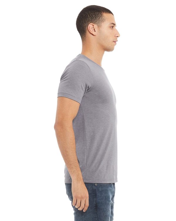 Bella+Canvas Triblend T-Shirt | Storm Triblend Discount - Image 3