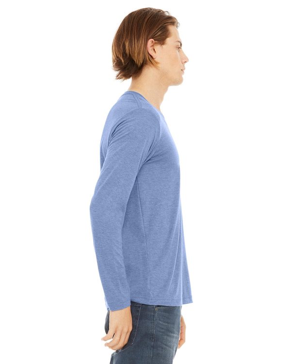 Bella+Canvas Long Sleeve V-Neck T-Shirt Online now - Image 5
