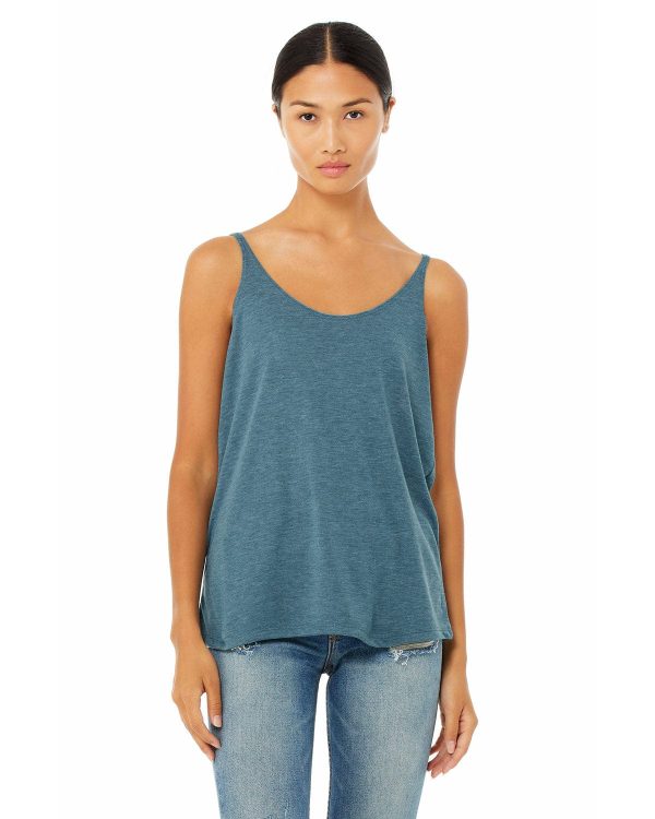Bella+Canvas Ladies Slouchy Tank | Hthr Deep Teal Online Sale