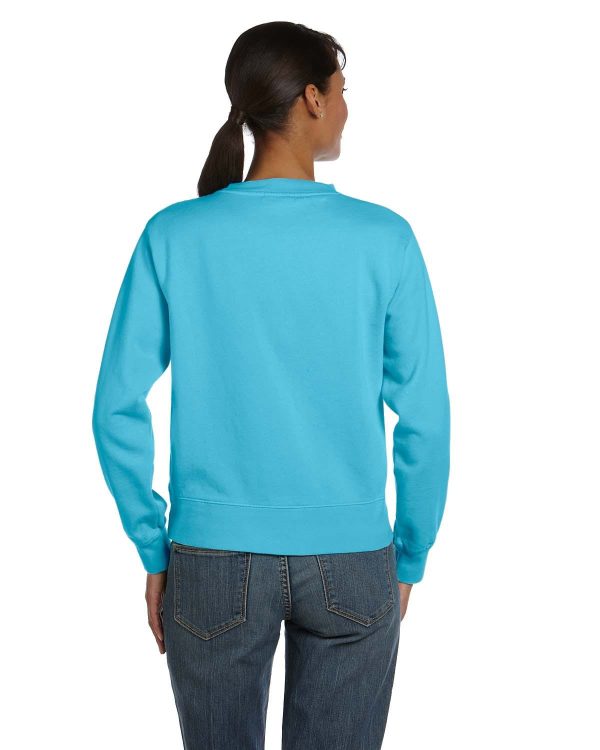Comfort Colors Ladies Garment-Dyed Crewneck Sweatshirt Hot on Sale - Image 4