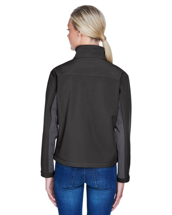 Devon & Jones Ladies Soft Shell Colorblock Jacket For Discount - Image 3