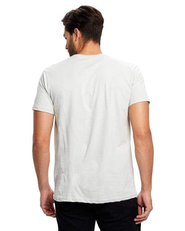 US Blanks Mens Made in USA Short Sleeve Crew T-Shirt | Silver Online Sale - Image 2