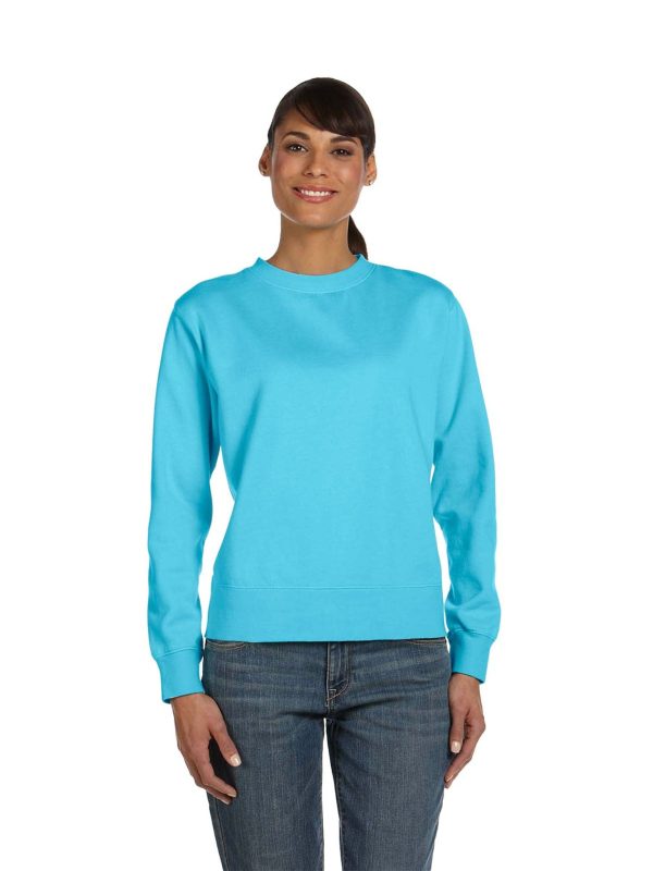 Comfort Colors Ladies Garment-Dyed Crewneck Sweatshirt Hot on Sale
