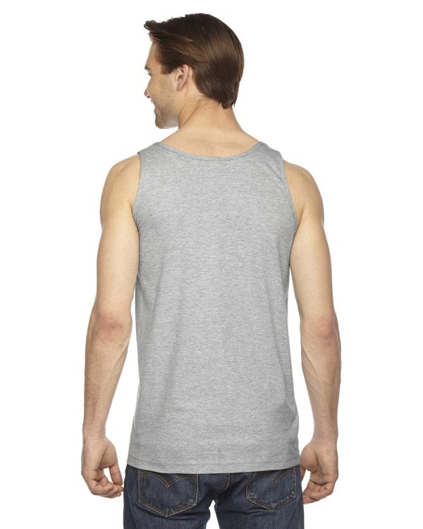 American Apparel Unisex Fine Jersey Tank | Heather Grey For Cheap - Image 2