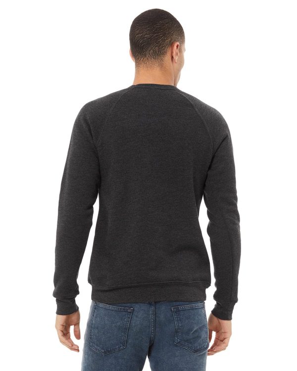 Bella+Canvas Triblend Unisex Crewneck Sweatshirt | Dark Grey Hthr Cheap - Image 2