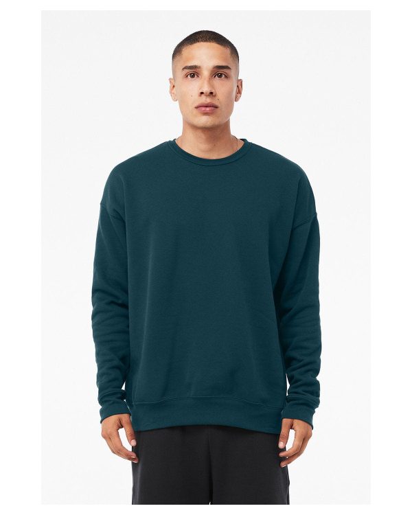 Bella+Canvas Unisex Drop Shoulder Fleece Crewneck Sweatshirt on Sale - Image 5