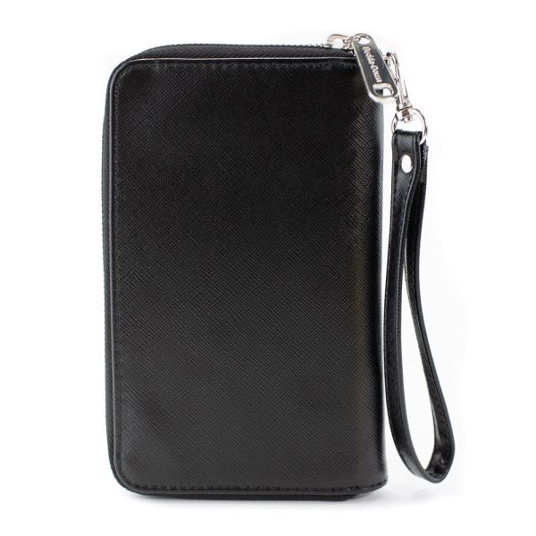 PU Zip Around Wallet Rectangle - GI Joe Universe Agents Explosion Group Pose and Logo Blue Online now - Image 5